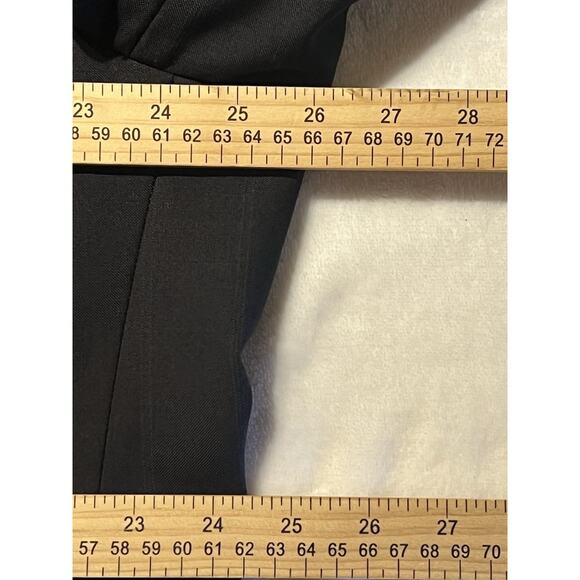 Vtg Austin Reed Mens 50L 43x29.5 Navy Blue Royal Cobalt Stripe Suit Virgin Wool - Picture 11 of 16